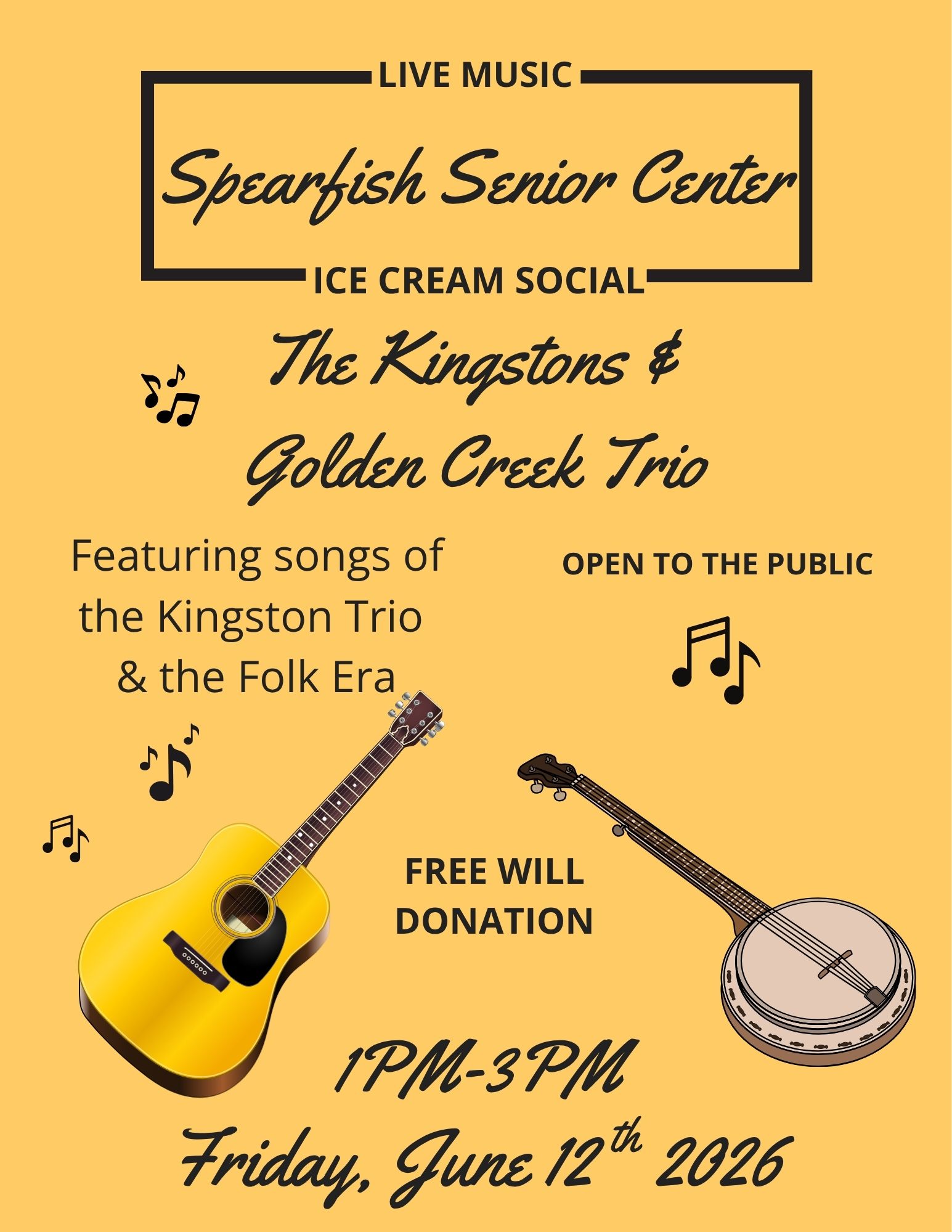 Live Music & Ice Cream Social